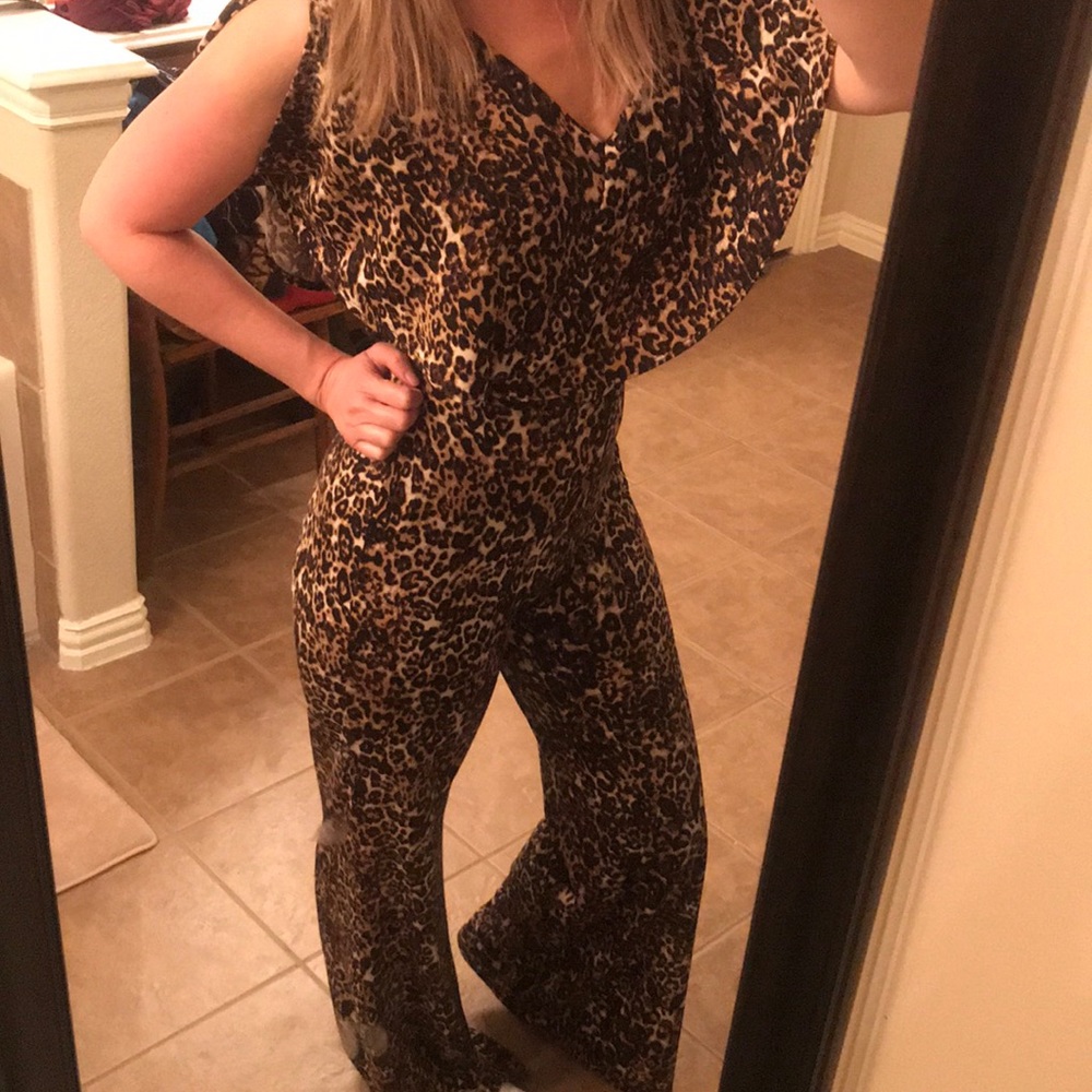 Leopard romper jumpsuit